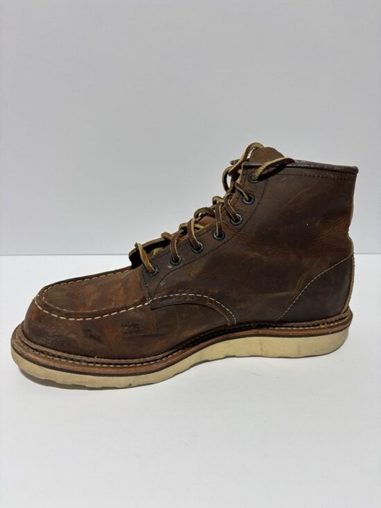 Red Wing Men’s Classic 6” Copper Leather Boots, Size 10 D
